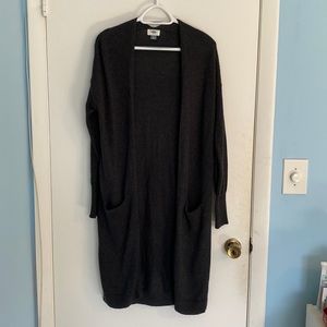 Old Navy long open front cardigan